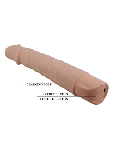 PRETTY LOVE LEANDER VIBRADOR REALASTICO FLEXIBLE