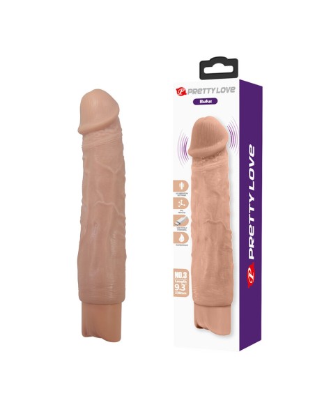 PRETTY LOVE RUFUS VIBRADOR REALASTICO FLEXIBLE