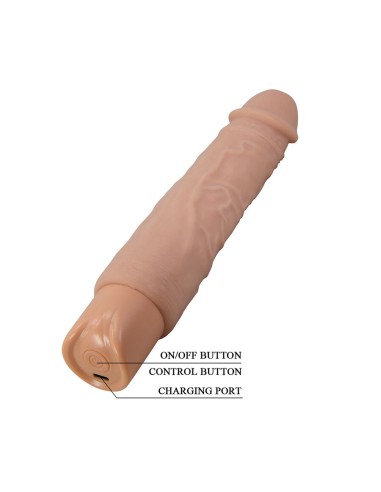 PRETTY LOVE RUFUS VIBRADOR REALASTICO FLEXIBLE