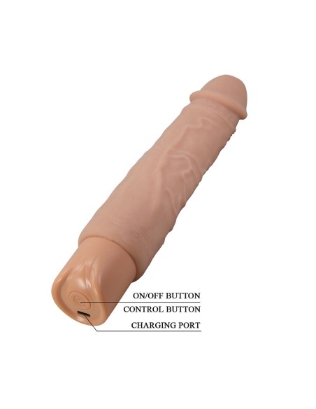 PRETTY LOVE RUFUS VIBRADOR REALASTICO FLEXIBLE