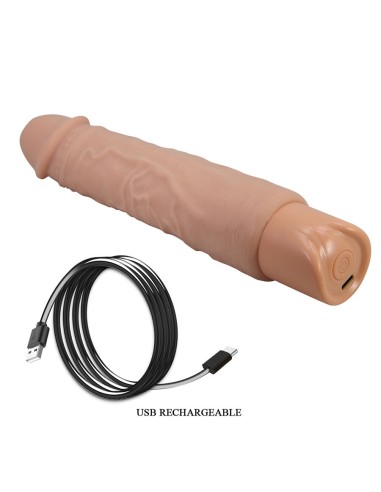 PRETTY LOVE RUFUS VIBRADOR REALASTICO FLEXIBLE
