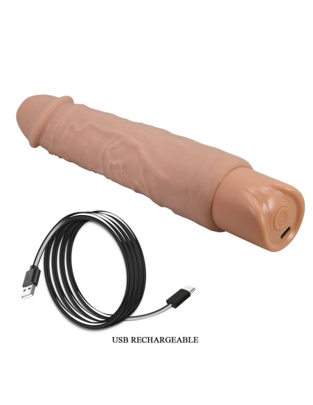 PRETTY LOVE RUFUS VIBRADOR REALASTICO FLEXIBLE