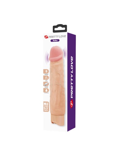PRETTY LOVE RUFUS VIBRADOR REALASTICO FLEXIBLE