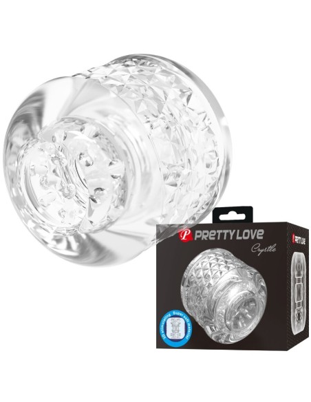 PRETTY LOVE CRYSTLE MASTURBADOR DOBLE ENTRADA