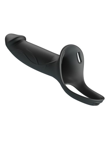 PRETTY LOVE LANDON STRAP ON CON VIBRACIAN NEGRO
