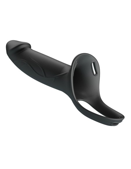 PRETTY LOVE LANDON STRAP ON CON VIBRACIAN NEGRO