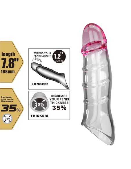 PRETTY LOVE DARNELL FUNDA PARA PENE EFECTO TRANSPARENTE