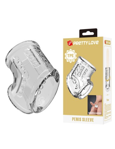PRETTY LOVE FUNDA CORTA PARA PENE TRANSAPARENTE