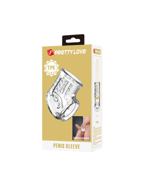 PRETTY LOVE FUNDA CORTA PARA PENE TRANSAPARENTE