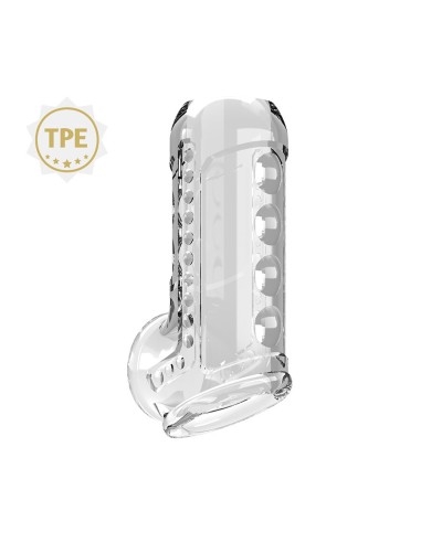 PRETTY LOVE FUNDA PARA PENE TEXTURIZADA TRANSPARENTE