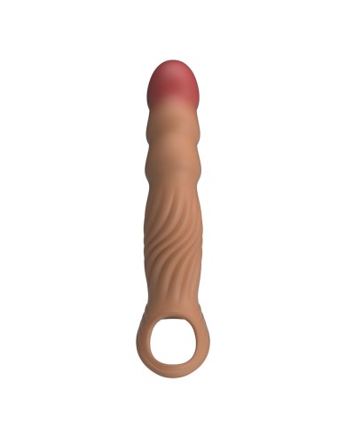 PRETTY LOVE FUNDA PARA PENE TEXTURIZADA CON VIBRACIAN Y CONTROL REMOTO
