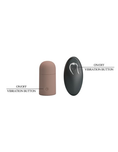 PRETTY LOVE FUNDA PARA PENE TEXTURIZADA CON VIBRACIAN Y CONTROL REMOTO