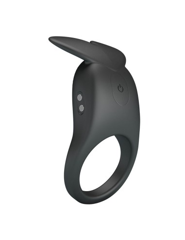 PRETTY LOVE CARLTON ANILLO PARA PENE CON ESTIMULADOR DE CLATORIS