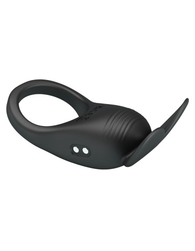 PRETTY LOVE CARLTON ANILLO PARA PENE CON ESTIMULADOR DE CLATORIS
