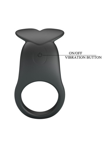 PRETTY LOVE CARLTON ANILLO PARA PENE CON ESTIMULADOR DE CLATORIS