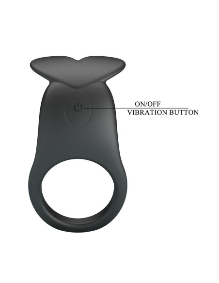 PRETTY LOVE CARLTON ANILLO PARA PENE CON ESTIMULADOR DE CLATORIS