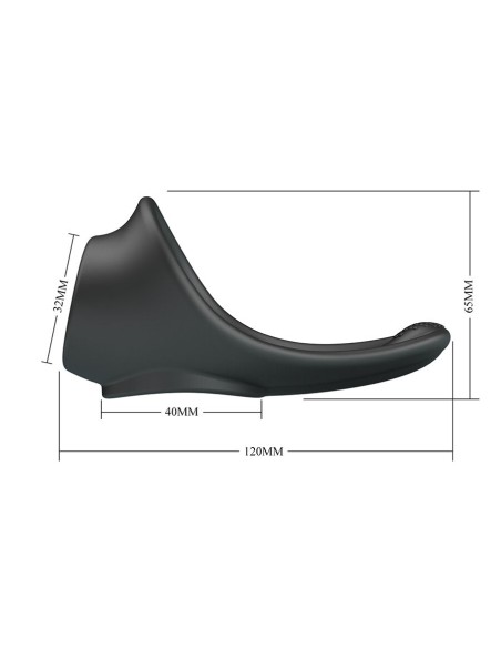 CRAZY BULL ZADOK ANILLO ERGONAMICO CON ESTIMULADOR DE PERINA