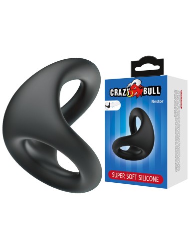 CRAZY BULL NESTOR ANILLO ERGONAMICO PARA PENE Y TESTACULOS