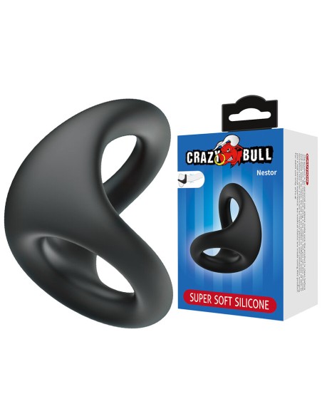CRAZY BULL NESTOR ANILLO ERGONAMICO PARA PENE Y TESTACULOS