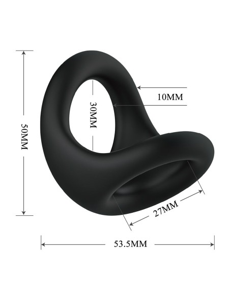 CRAZY BULL NESTOR ANILLO ERGONAMICO PARA PENE Y TESTACULOS
