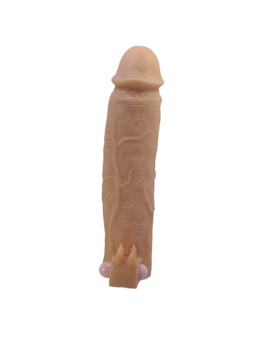 PRETTY LOVE XERXES FUNDA PARA PENE CON ESTIMULADOR DE CLATORIS Y VIBRACIAN