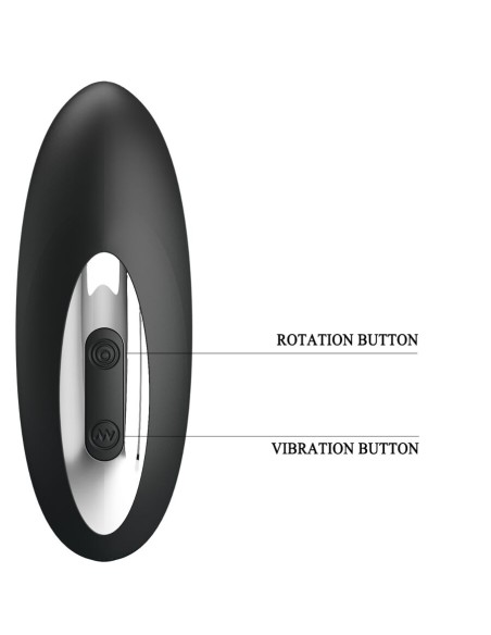 MR PLAY MASAJEADOR PROSTATICO CON ROTACIAN Y VIBRACIAN