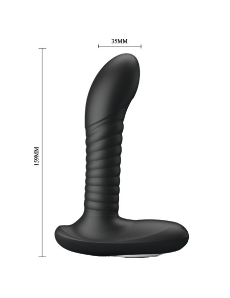 MR PLAY MASAJEADOR PROSTATICO CON ROTACIAN Y VIBRACIAN