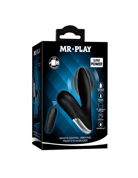 MR PLAY MASAJEADOR DE PRASTATA CON VIBRACIAN CONTROL REMOTO