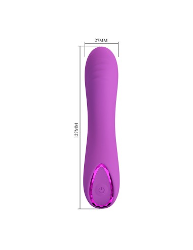 PRETTY LOVE DJ DICK VIBRADOR PUNTO G MORADO