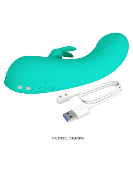 PRETTY LOVE DJ STICK VIBRADOR PUNTO G TURQUESA