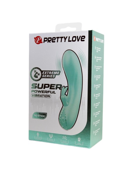 PRETTY LOVE DJ STICK VIBRADOR PUNTO G TURQUESA