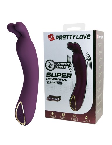 PRETTY LOVE DJ RABBIT VIBRADOR PUNTO G MORADO