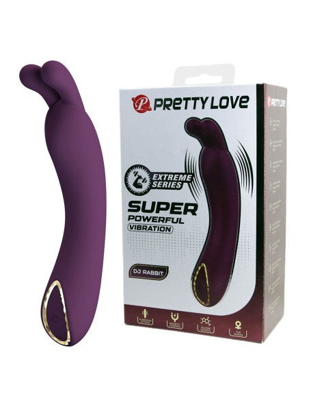PRETTY LOVE DJ RABBIT VIBRADOR PUNTO G MORADO