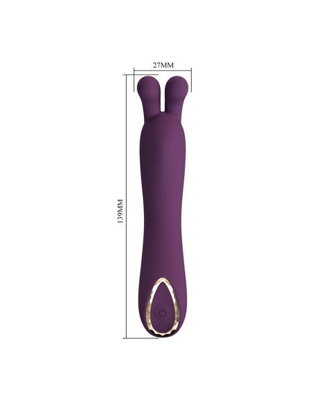 PRETTY LOVE DJ RABBIT VIBRADOR PUNTO G MORADO