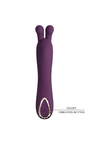 PRETTY LOVE DJ RABBIT VIBRADOR PUNTO G MORADO