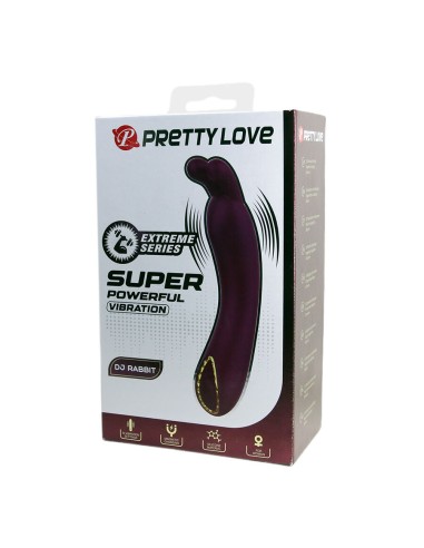 PRETTY LOVE DJ RABBIT VIBRADOR PUNTO G MORADO