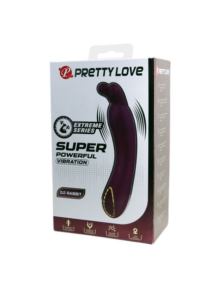 PRETTY LOVE DJ RABBIT VIBRADOR PUNTO G MORADO
