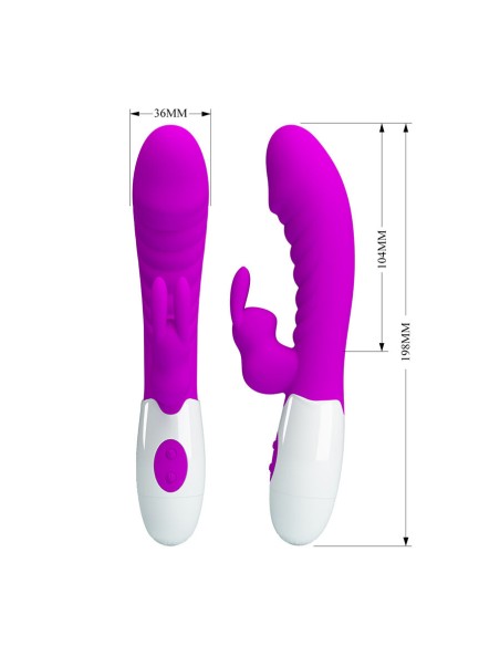 PRETTY LOVE NAUGHTY BUNNY VIBRADOR MORADO