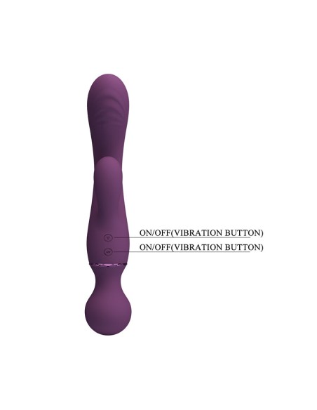 PRETTY LOVE ALL ROUNDER VIBRADOR PUNTO G MORADO