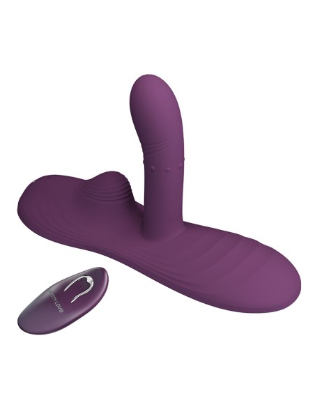 PRETTY LOVE LUKA SIT DOWN VIBRADOR CON EFECTO CALOR Y CONTROL REMOTO