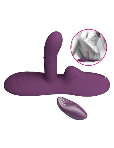 PRETTY LOVE LUKA SIT DOWN VIBRADOR CON EFECTO CALOR Y CONTROL REMOTO