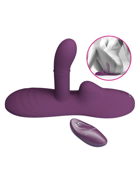 PRETTY LOVE LUKA SIT DOWN VIBRADOR CON EFECTO CALOR Y CONTROL REMOTO