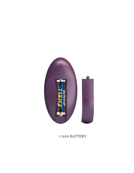 PRETTY LOVE LUKA SIT DOWN VIBRADOR CON EFECTO CALOR Y CONTROL REMOTO