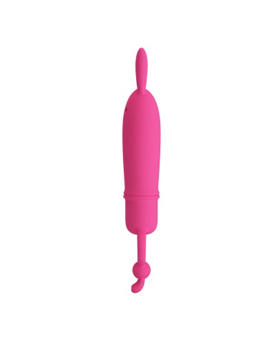 PRETTY LOVE DELIA VIBRADOR RABBIT CON ANILLO DE SUJECIAN