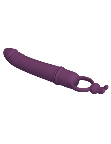 PRETTY LOVE CORA VIBRADOR FORMA PENE CON ANILLO DE SUJECIAN