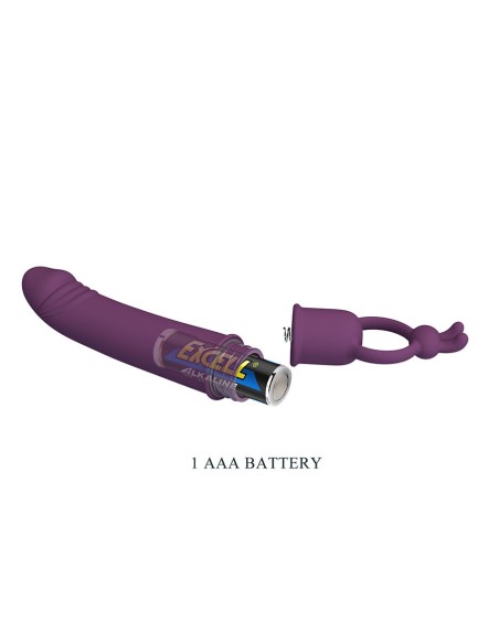 PRETTY LOVE CORA VIBRADOR FORMA PENE CON ANILLO DE SUJECIAN