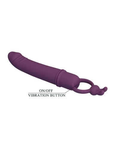 PRETTY LOVE CORA VIBRADOR FORMA PENE CON ANILLO DE SUJECIAN
