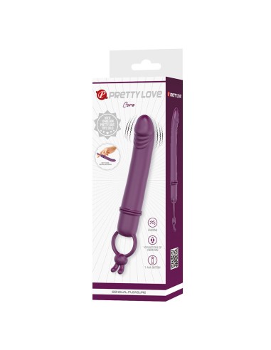 PRETTY LOVE CORA VIBRADOR FORMA PENE CON ANILLO DE SUJECIAN