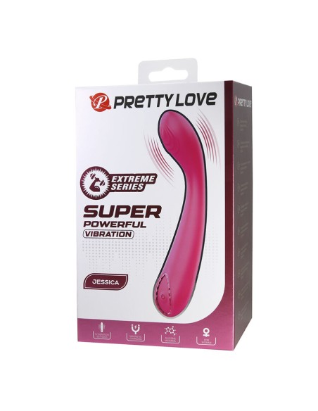 PRETTY LOVE JESSICA VIBRADOR DE ALTA POTENCIA ROSA