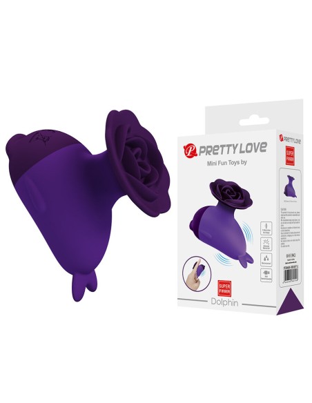 PRETTY LOVE DOLPHIN MINI VIBRADOR CON SUJECIAN